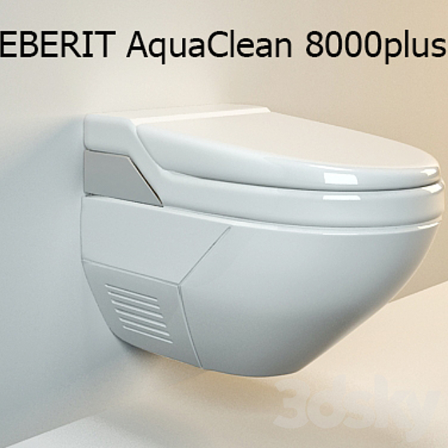 GEBERIT AquaClean 8000plus 3DSMax File - thumbnail 1
