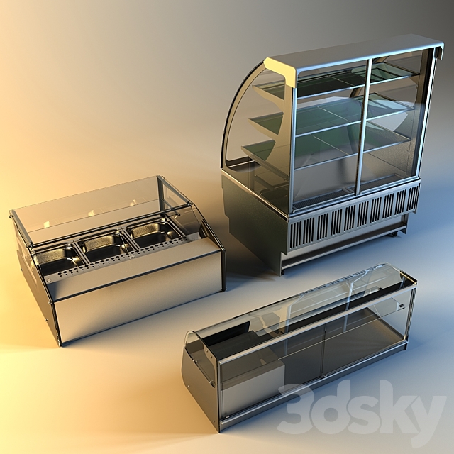 Refrigerated display cases 3DSMax File - thumbnail 2