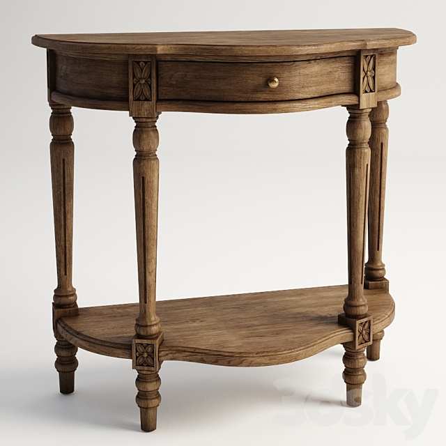 GRAMERCY HOME – JENNA CONSOLE TABLE 512.019-2N7 3DSMax File - thumbnail 1