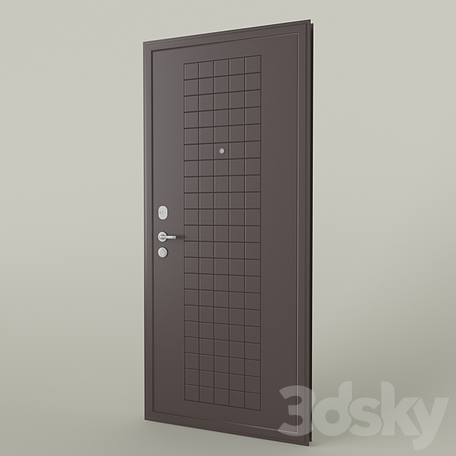 Front metal door “Toreks” Ultra model – 06 3DSMax File - thumbnail 2