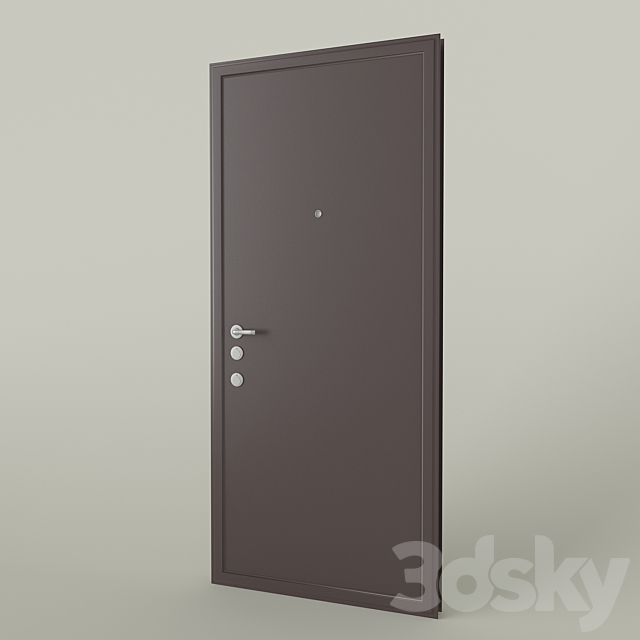 Front metal door “Toreks” Ultra model – 06 3DSMax File - thumbnail 3