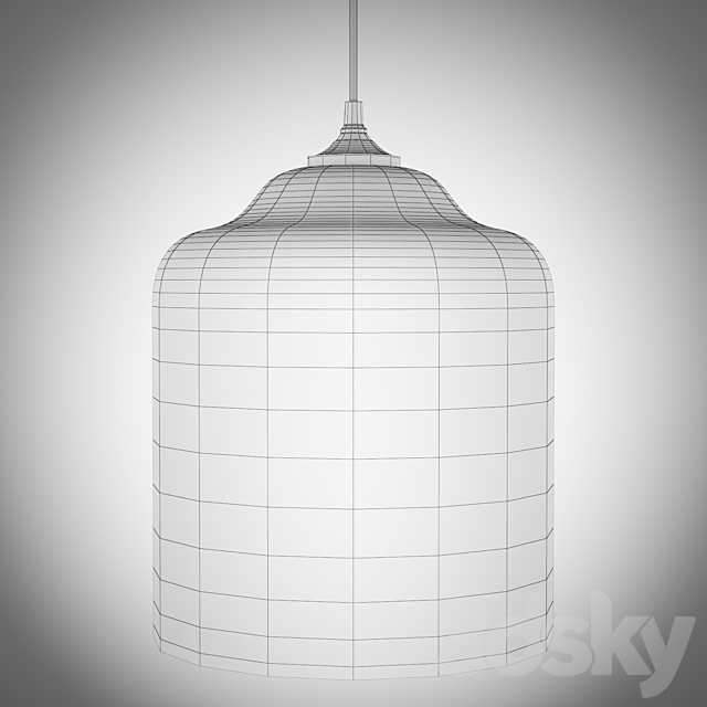 Bell-Jar Modern Pendant Light 3DSMax File - thumbnail 2
