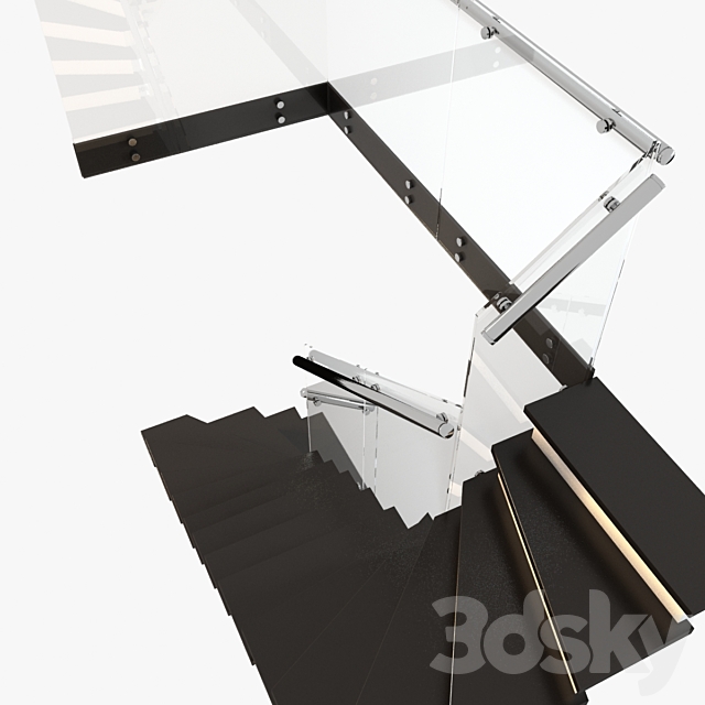 Modern Staircase 3d