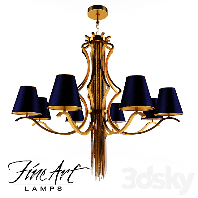 Fine Art Lamps Chandelier 3DSMax File - thumbnail 1