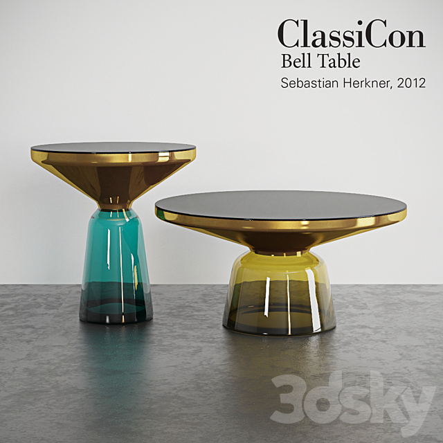 ClassiCon Bell Table 3DSMax File - thumbnail 1
