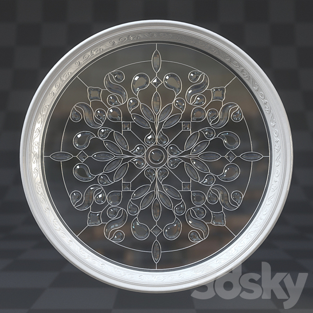 Bevelsy. round window 3d