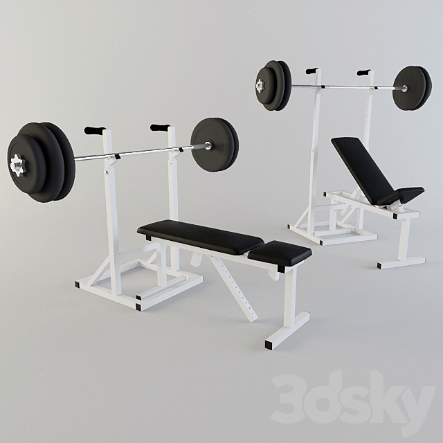 Home made trainer - Bench press 3d