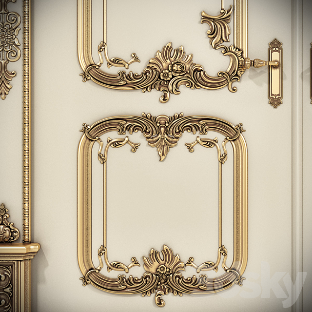 Palace door 3d