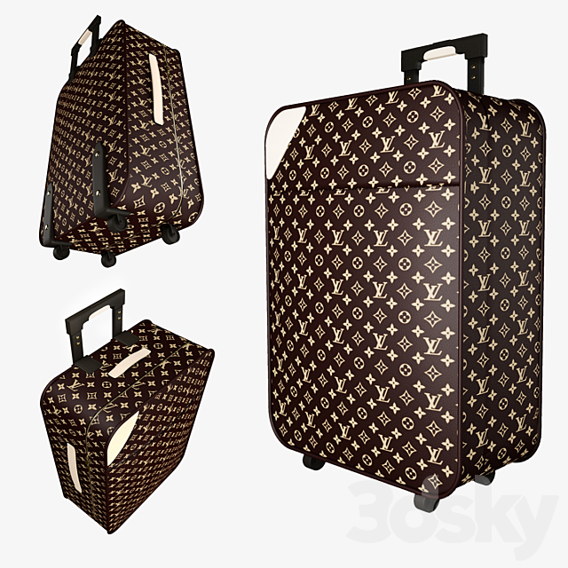 Louis Vuitton suitcase 3DSMax File - thumbnail 2