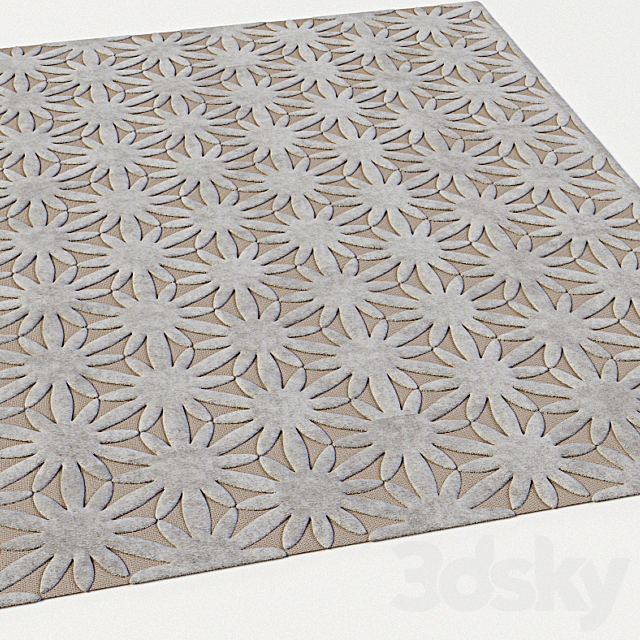 floral carpet-1 3DSMax File - thumbnail 2