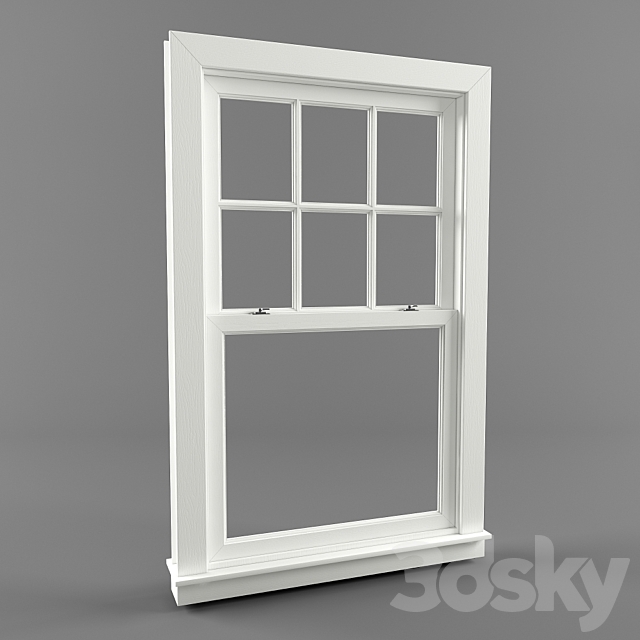 American window - Double Hung Window Free Download