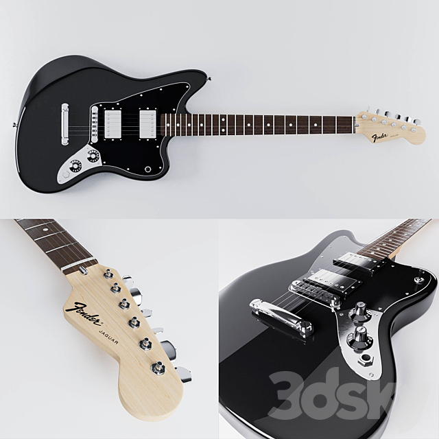 Fender Jaguar HH 3DSMax File - thumbnail 1