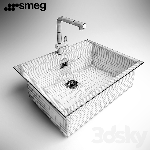Sink Smeg-VR80 3DSMax File - thumbnail 2