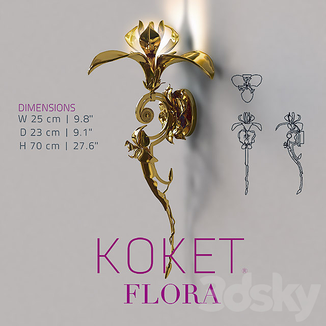 Koket Flora 3DSMax File - thumbnail 1