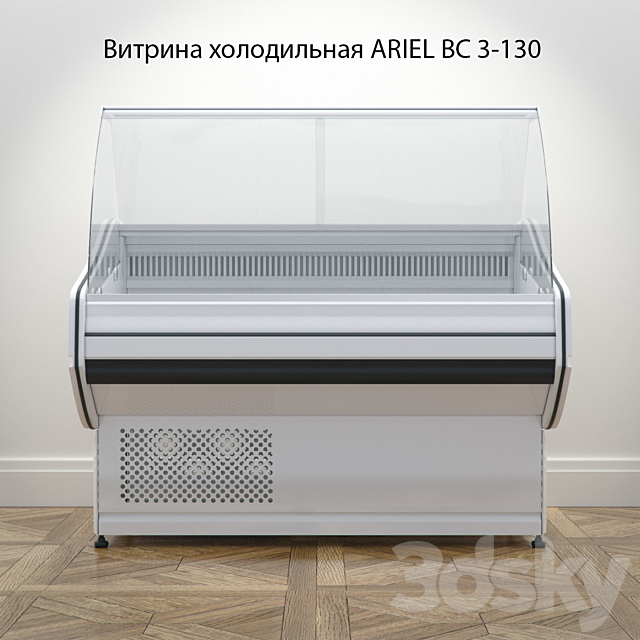 Showcase refrigerator ARIEL VS 3-130 3d