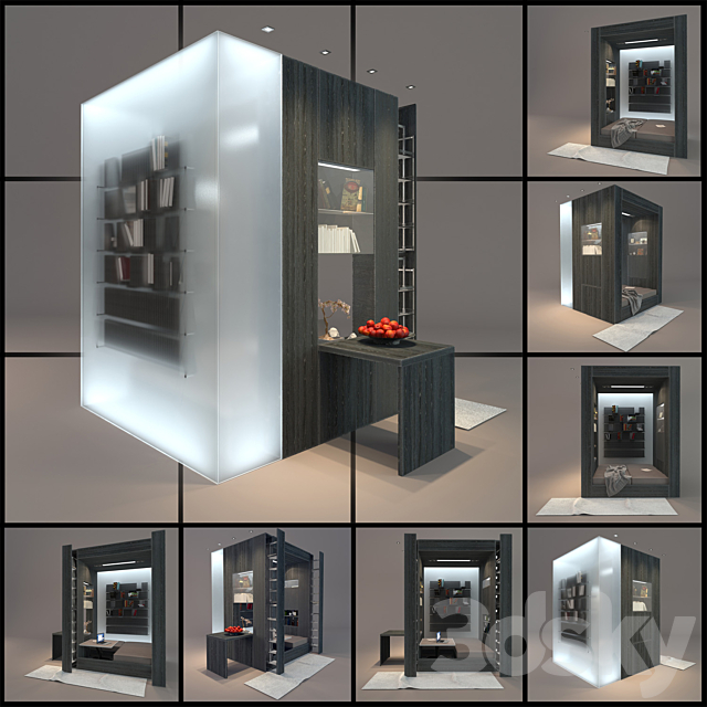 Alcove in a modern style 3DSMax File - thumbnail 1