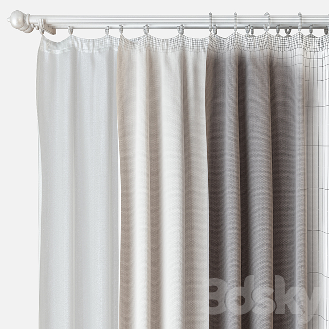 Curtains m03 3d