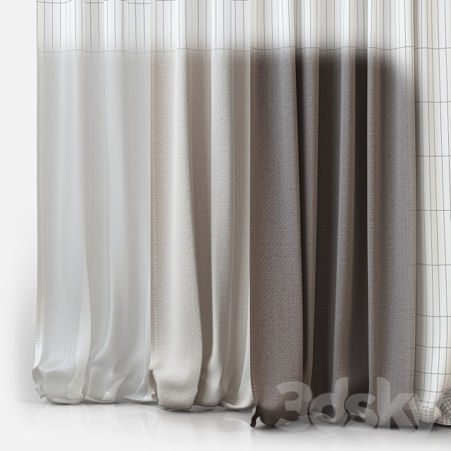 Curtains m04 3d