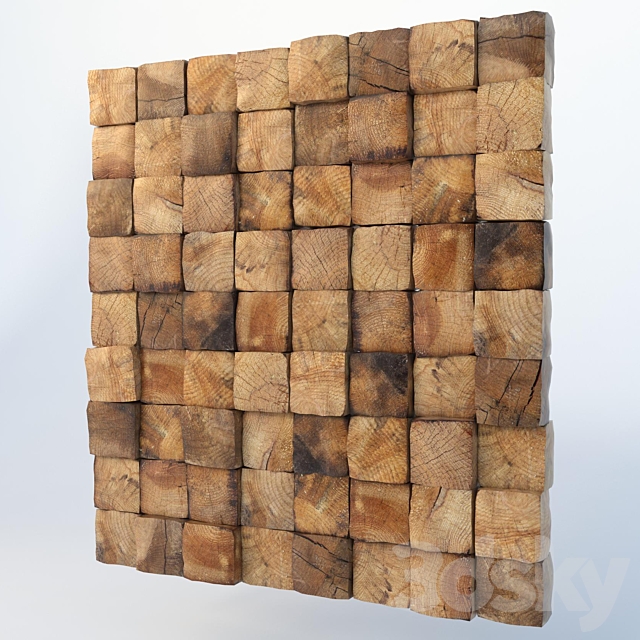 decorative timber 3DSMax File - thumbnail 1