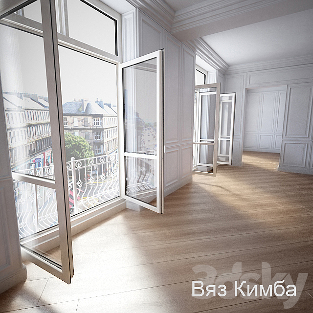 Parquet 3 types: Kimba Elm. Elm Oakland. Birch 3d