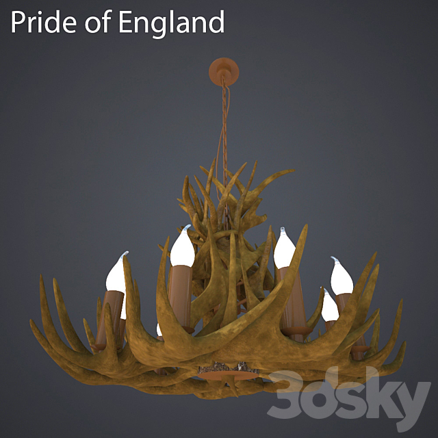 Chandelier Pride of England 3DSMax File - thumbnail 1