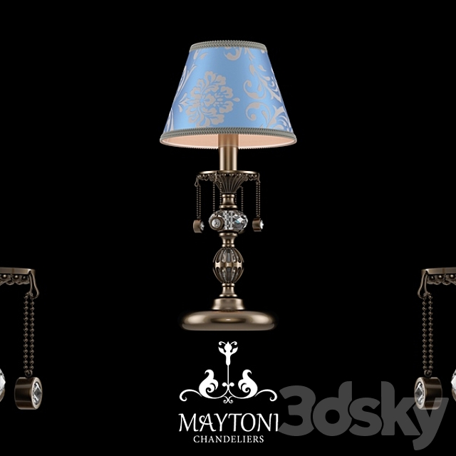 Table lamp Maytoni ARM098-22-R 3DSMax File - thumbnail 1