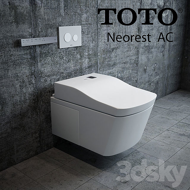 Toilet bowl TOTO Neorest AC 3DSMax File - thumbnail 1