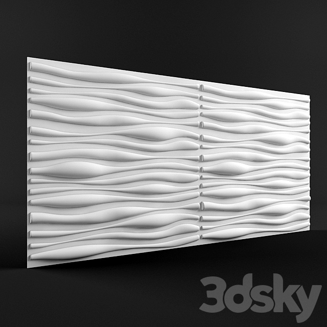 inreda2 3d panel (bamboo) 3DSMax File - thumbnail 2