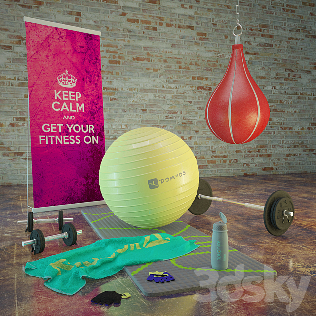 Inventory for Fitness 3DSMax File - thumbnail 1
