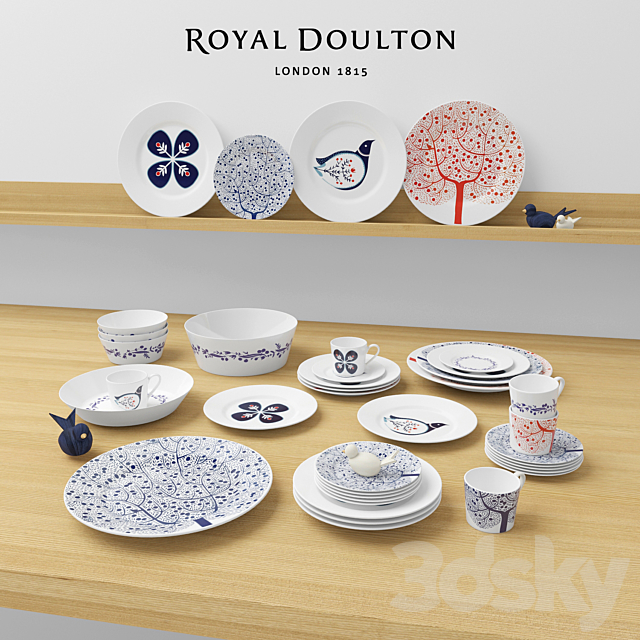 Cookware Set Royal Doulton 3DSMax File - thumbnail 1