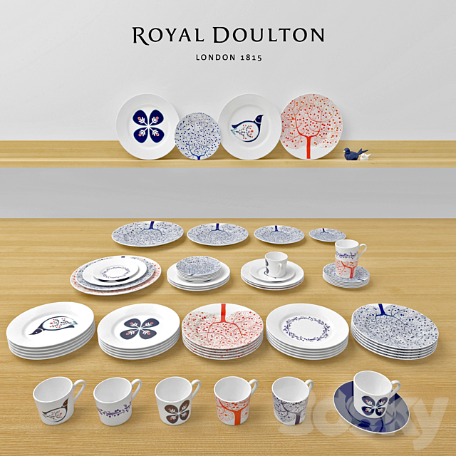 Cookware Set Royal Doulton 3DSMax File - thumbnail 2