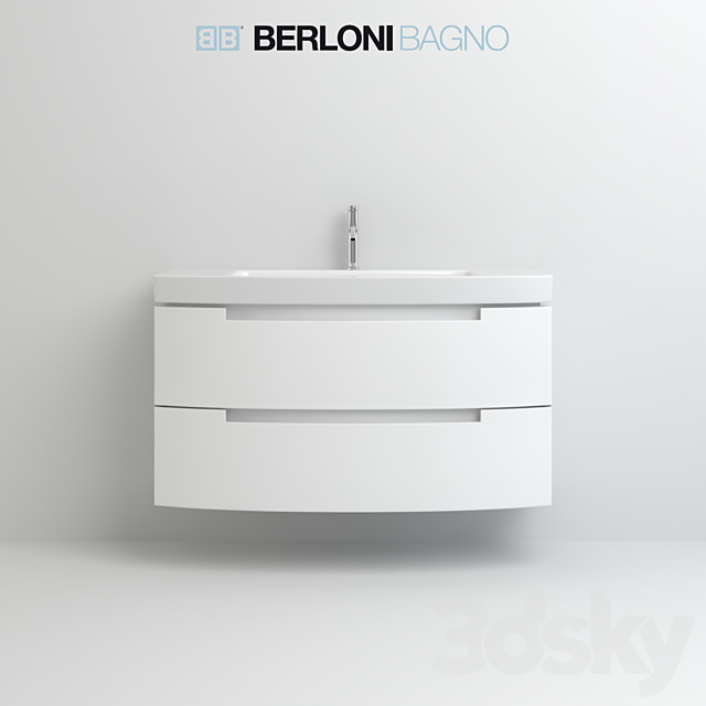 Sink BERLONI BAGNO MOON 3DSMax File - thumbnail 3