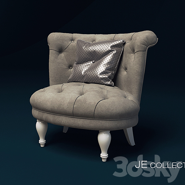 JE Collection Armchair 3DSMax File - thumbnail 1