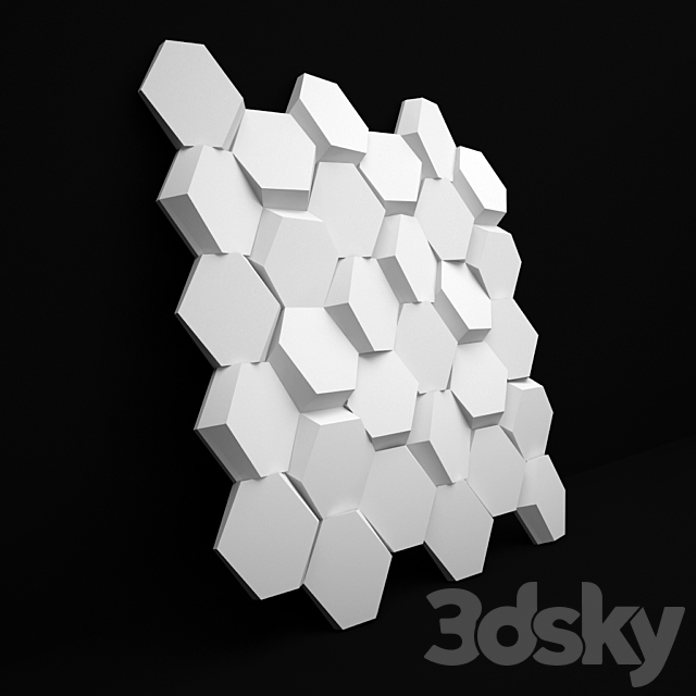 3D panel “Intense” 3DSMax File - thumbnail 2