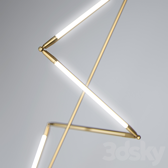 Bec Brittain Helix Floor Lamp 3d
