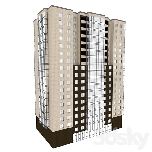 Residential Complex 3DSMax File - thumbnail 1