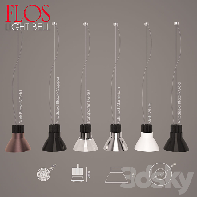 Flos Light Bell 3d