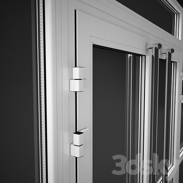 Door entrance group Elvial 3d
