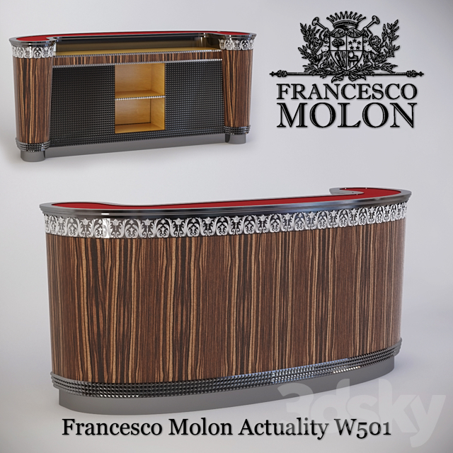 Francesco Molon Actuality W501 Bar 3DSMax File - thumbnail 1
