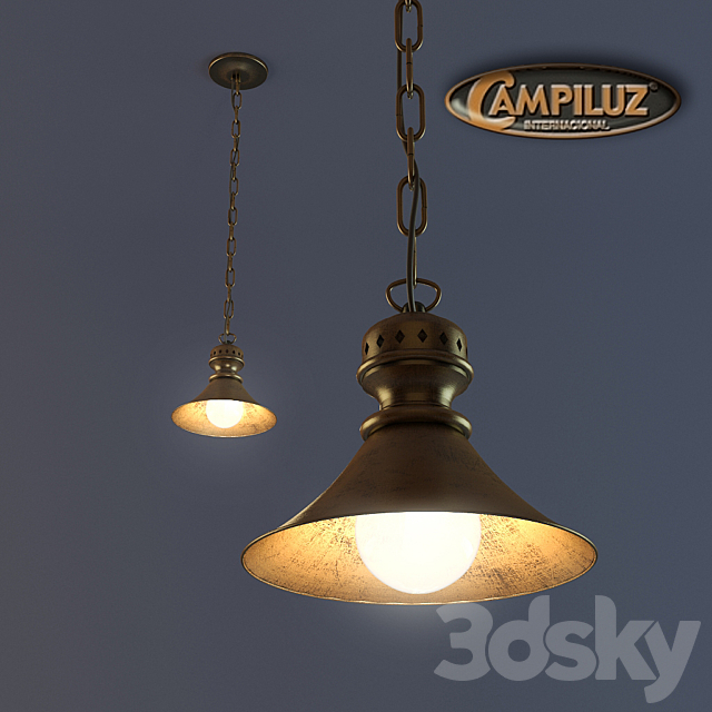 Hanging lamp Campiluz 3DSMax File - thumbnail 1