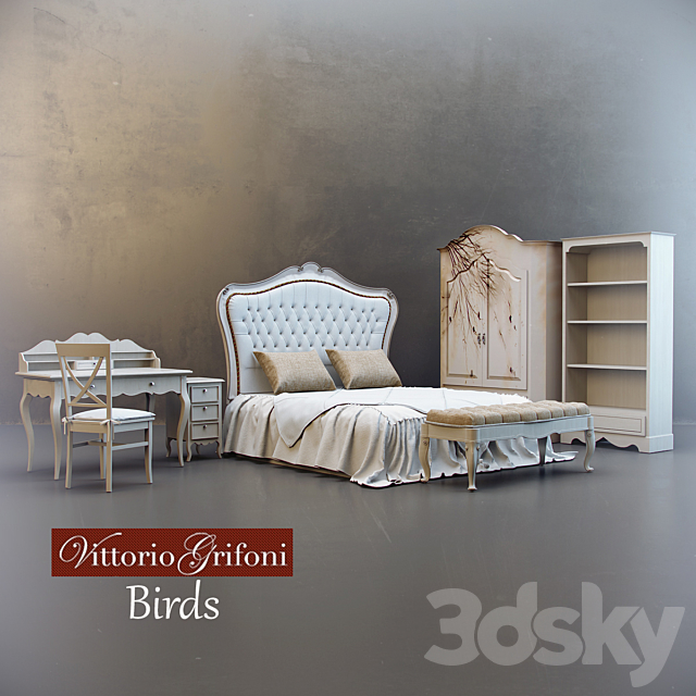 Vittorio Grifoni set “birds” 3DSMax File - thumbnail 1