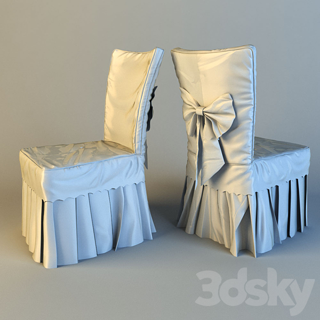 Cover on chair 3DSMax File - thumbnail 1