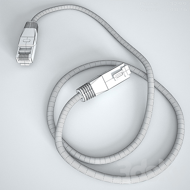 Cable Internet 3d