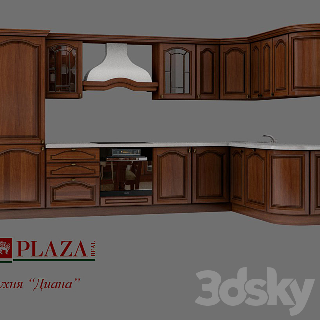 kitchen “Diana” 3DSMax File - thumbnail 1