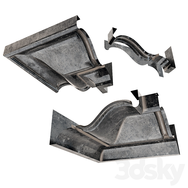 CLASSIC CEILING CORNICE 3d