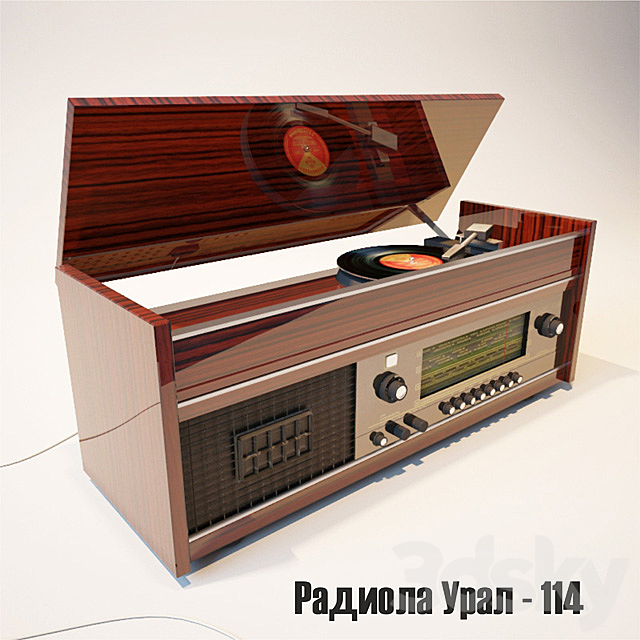 Radiola Ural-114 3DSMax File - thumbnail 1