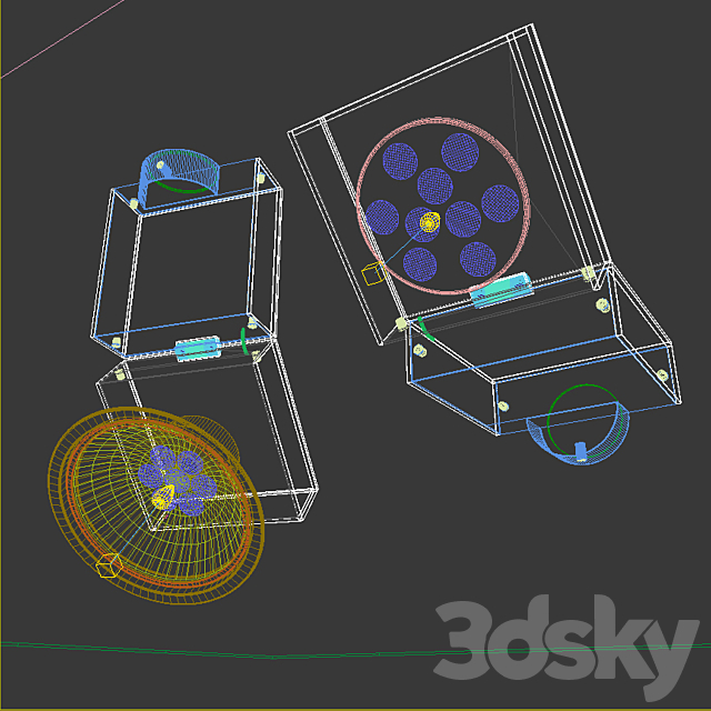 Lamp Egoluce Flan 3d