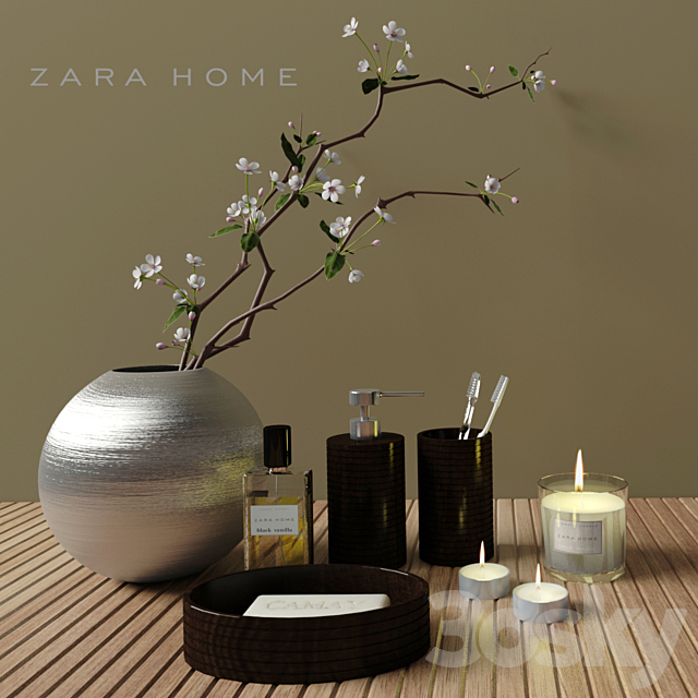 Bathroom Sets Zara Home 3DSMax File - thumbnail 1