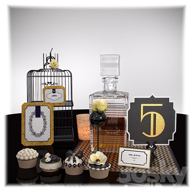Service 37 items 3d