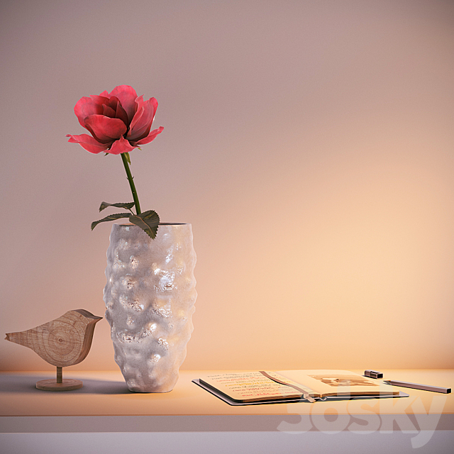 Decorative set 3d